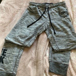 Pink lightly warn sweats